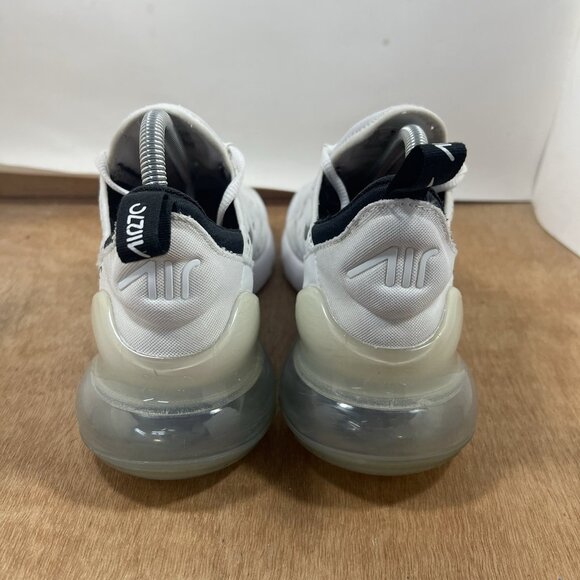 Nike Air Max 270 Women's Size 10 AH6789-100 White Black Running Athletic Shoes - Picture 4 of 9